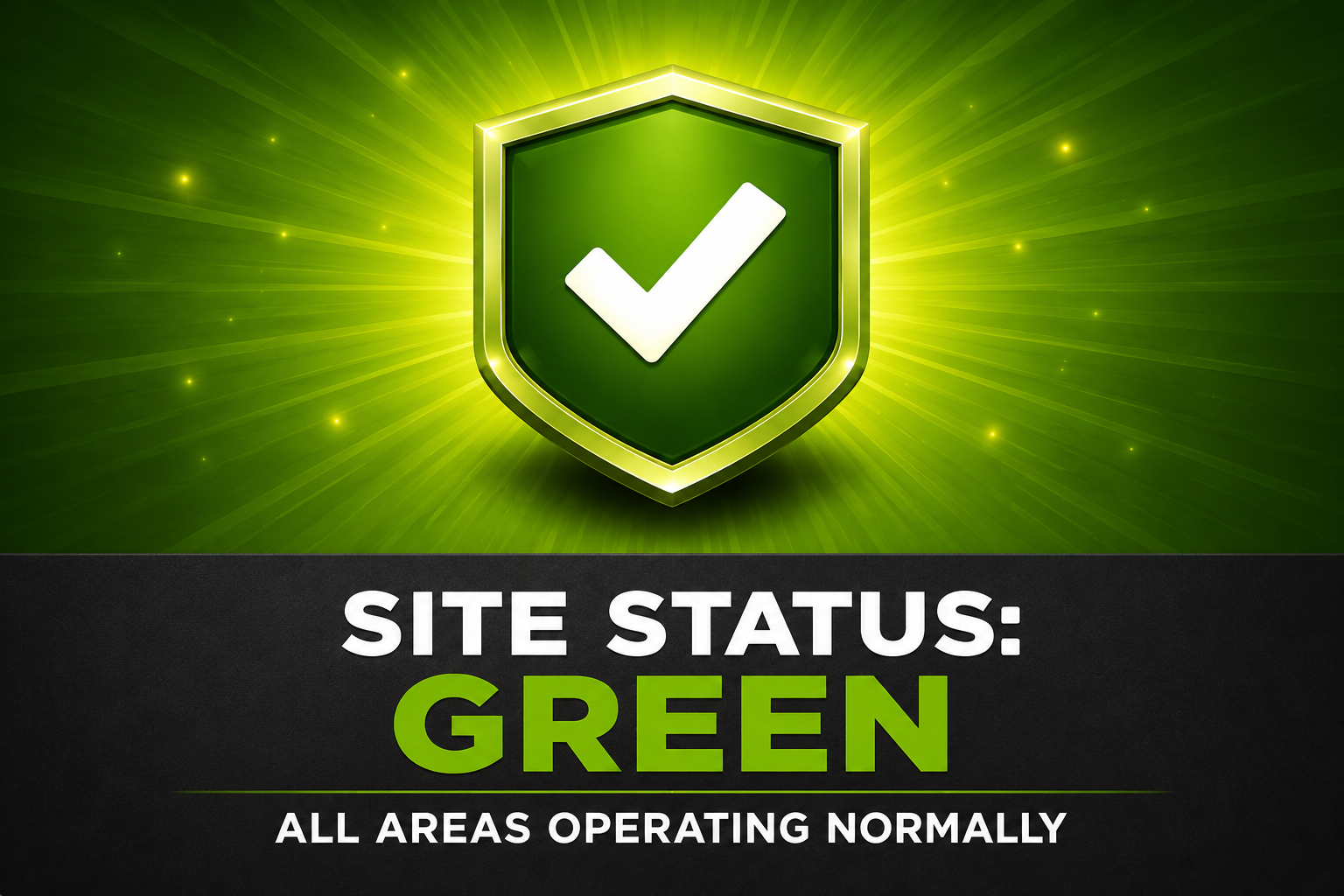 Current site status